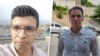 یاشار قضایی (راست) و رضا محمدحسینی