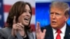 Demokratska predsjednička kandidatkinja i potpredsjednica Kamala Harris i američki predsjednik Donald Trump. Foto AFP