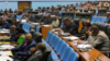 Vue sur le sénat de Brazzaville, le 31 août 2017. (VOA/Ngouela Ngoussou)