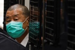 Media mogul Jimmy Lai, founder of Apple Daily, arrives the Court
