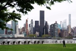 Trump World Tower tampak di kawasan Manhattan di New York, 1 Mei 2019.