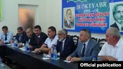 ABŞ səfiri Robert Sekuta "Azadlıq-2015" seçki blokuna daxil olan siyasi partiya sədrləri ilə görüşüb