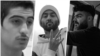 سامان یاسین (راست)، توماج صالحی، محمد بروغنی