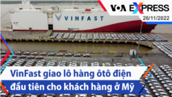 VinFast giao lô hàng ôtô điện đầu tiên cho khách hàng ở Mỹ | Truyền hình VOA 26/11/22