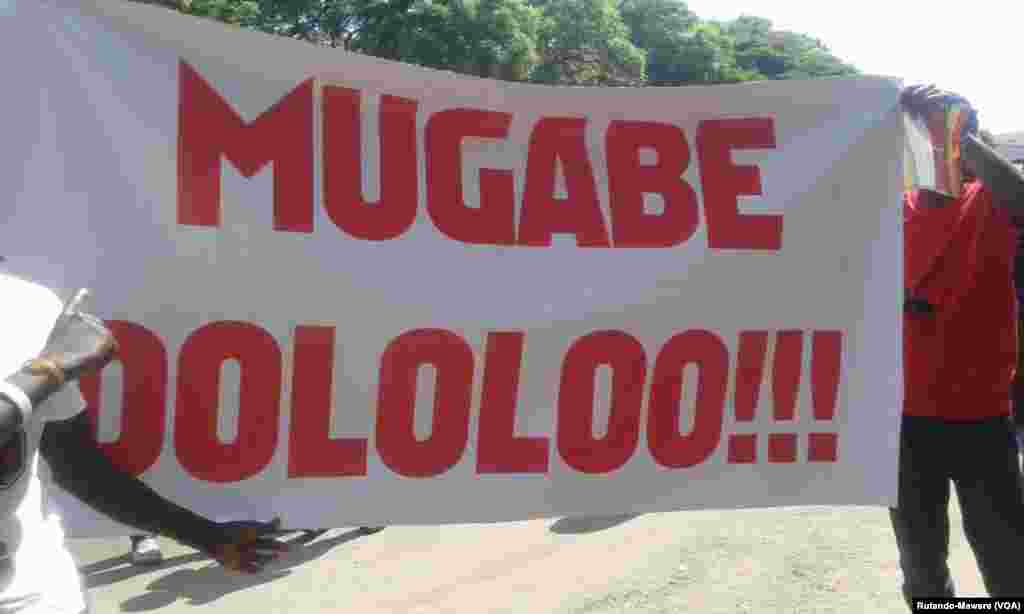 Jama'a Na Murnar Saukar Shugaba Robert Mugabe Daga Mulki, Nuwamba 21, 2017.