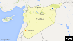 Kobani, Hasakah, and Raqqa, Syria