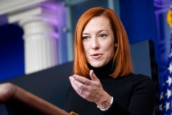 Juru BIcara Gedung Putih, Jen Psaki. (Foto: dok).