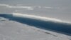 This photo shows the ice front of Venable Ice Shelf, West Antarctica, in October 2008. (NASA/JPL-Caltech/UC Irvine) 