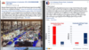 This combined screenshot on April 21, 2019 shows a message posted on the Facebook page of the Chinese embassy in Cambodia in response to an earlier Facebook message by the US embassy (right). (Facebook/Chinese Embassy in Cambodia/US Embassy Phnom Penh, Cambodia)