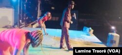 Hamed Smani, un musicien bien connu du Burkina, à Ouagadougou le 5 avril 2021.