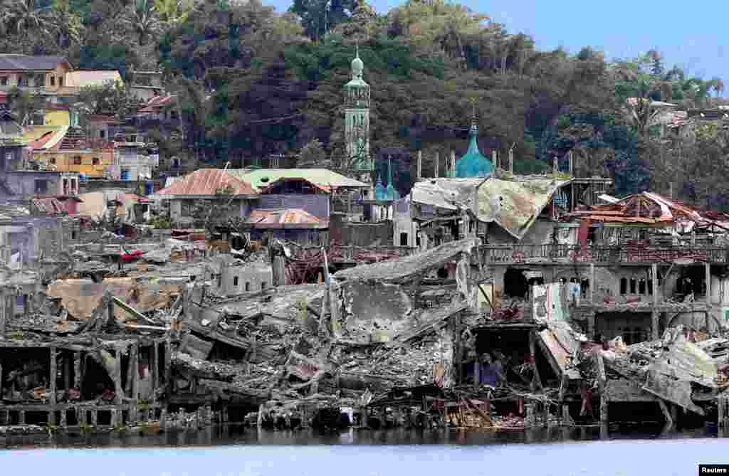 Tarin Gidajen Da Suka Lalace A Sakamakon Yaki A Marawi, Oktoba, 24, 2017