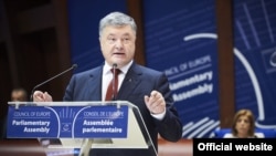 Президент Петро Порошенко у Страсбурзі 11 жовтня 2017р.