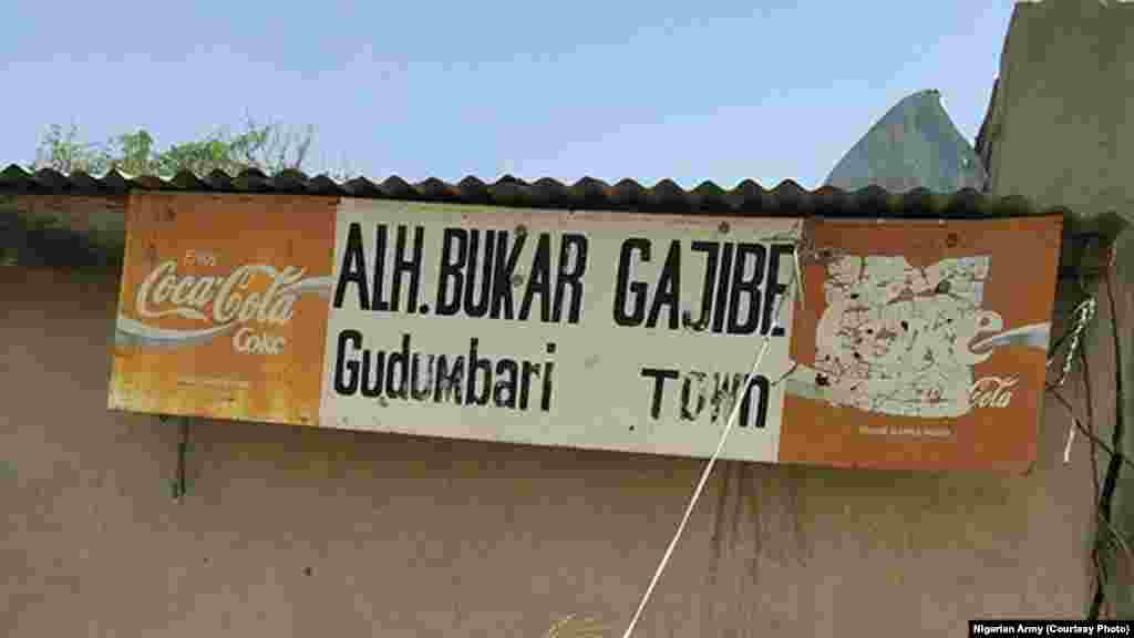 Wani kanti a garin Gudumbali dake Jihar Borno. An samu hoton bayan da zaratan sojojin Najeriya suka sake fatattakar 'yan Boko Haram daga garin dake Jihar Borno