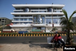 Gulita, sebuah bungalow yang menurut laporan media akan menjadi rumah untuk of Isha Ambani, putri Kepala Reliance Industries Mukesh Ambani, setelah menikah nanti, terlihat di Mumbai, 7 Desember 2018.