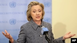 FILE - Hillary Rodham Clinton