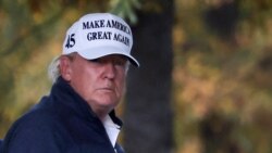 Trump returns to the White House
