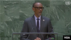 Paul Kagamé à New York, le 24 septembre 2019.