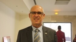 Bruno Hanses, le chargé d’affaires à la délégation de l’UE, au Togo. (VOA/Kayi Lawson)