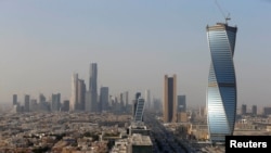 Buildings are seen in Riyadh, Saudi Arabia, Dec. 18, 2017.