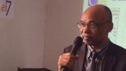 Ahmat Yacoub, président du cercle d’étude pour le développement et la prévention de l’extrémisme. (VOA/André Kodmadjingar).