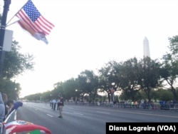 High security surrounds the route of Wednesday's papal parade as spectators begin to gather near the National Mall in Washington, D.C., Sept. 23, 2015.