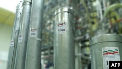 Fasilitas pengayaan atom di pembangkit listrik tenaga nuklir Nataz, Iran, dalam selebaran yang dirilis 4 November 2019. (Foto: dok).