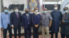 Les leaders de l'opposition camerounaise à Yaoundé, le 1er avril 2021.