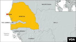 Map of Senegal