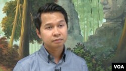 Pouv Sovanna is the head of Cambodian Mutual Assistance Association in Lowell, Massachusetts, on August 4, 2016. (VOA Khmer)
