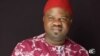 Chris Isiguzo, président de l’Union des journalistes du Nigeria, à Abuja, le 10 Mai 2020. (VOA/Gilbert Tamba)