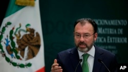 Le ministre des Affaires étrangères mexicain, Luis Videgaray.