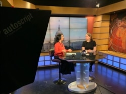 Tahlilchi jurnalist Keyti Patz "Amerika Ovozi" bilan suhbatda, Vashington, 7-fevral, 2020