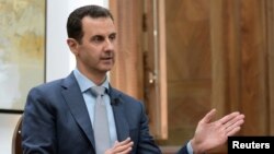 Bachar al-Assad le 10 février 2017 en Syrie.