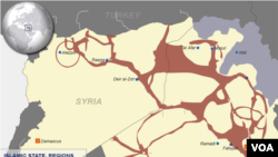 Islamic State areas of control, as of Sept. 10, 2014