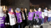 Women demonstrate in Diyarbakir, Turkey, on Dec. 13, 2024, drawing attention to the situation of the Kurdish region.