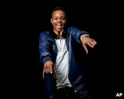 Rapper Silento, 17, poses for a portrait in New York, July 21, 2015.