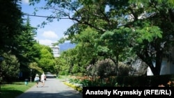 UKRAINE - Crimea, the resort village Partenit (Big Alushta), 4Aug2018
