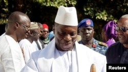L'ancien président gambien à Banjul, en Gambie, le 13 janvier 2017.