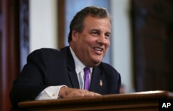 FILE - New Jersey Gov. Chris Christie