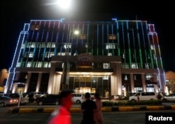 A Chinese casino was seen at the Preah Sihanoukville province, Cambodia Sept. 27, 2017.