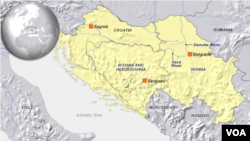 Croatia, Serbia and Bosnia-Herzegovina
