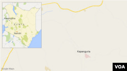 Peta Kapenguria, Kenya.