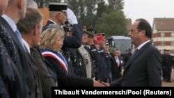 François Hollande en déplacement à Calais, le 26 septembre 2016