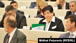 Dušanka Majkić, poslanica u Predstavničkom domu Parlamentarne skupštine BiH, decembar 2014.