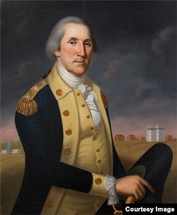 A portrait of George Washington