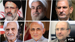 شش نامزد انتخابات ریاست جمهوری ایران 