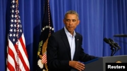 President Obama commenting on the beheading of American journalist James Foley.
