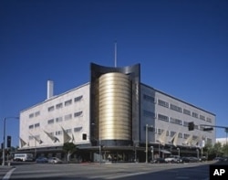 The May Co. store in Los Angeles, now a branch of the county art museum, was a 'streamline moderne' showplace.