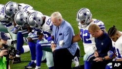 Les Cowboys de Dallas Cowboys, l25 septembre, 2017.