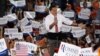 Republican presidential candidate former Massachusetts Gov. Mitt Romney speaks at a rally in Fishersville, Virginia, October 4, 2012.